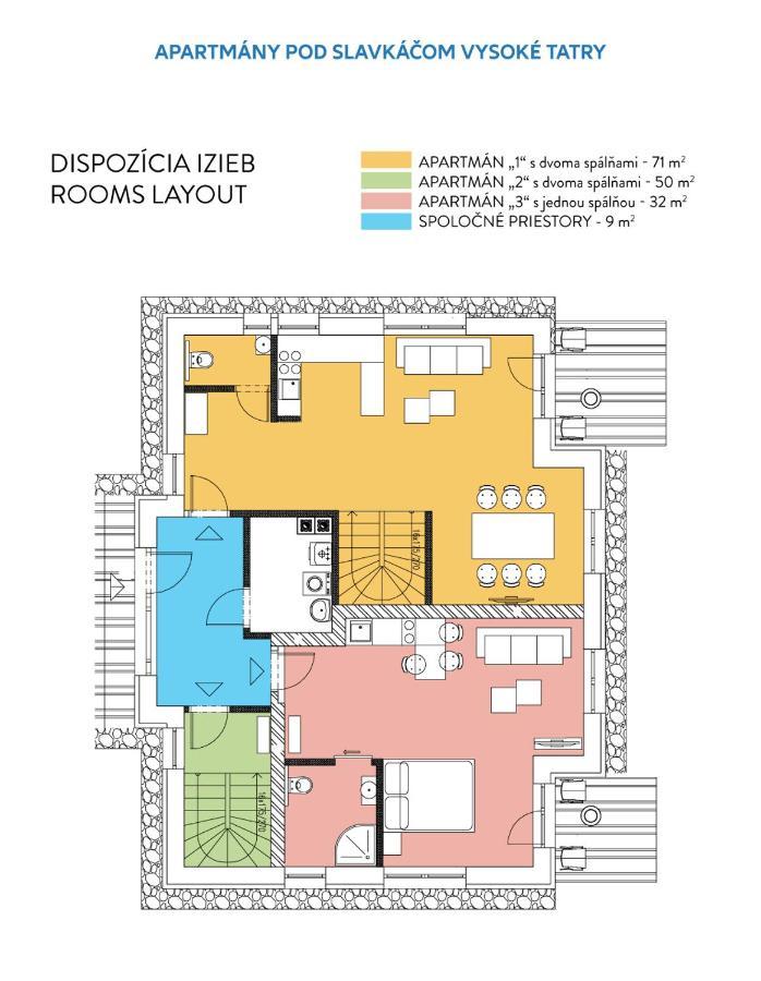 Apartmany Pod Slavkacom - Vysoke Tatry Veľký Slavkov Εξωτερικό φωτογραφία